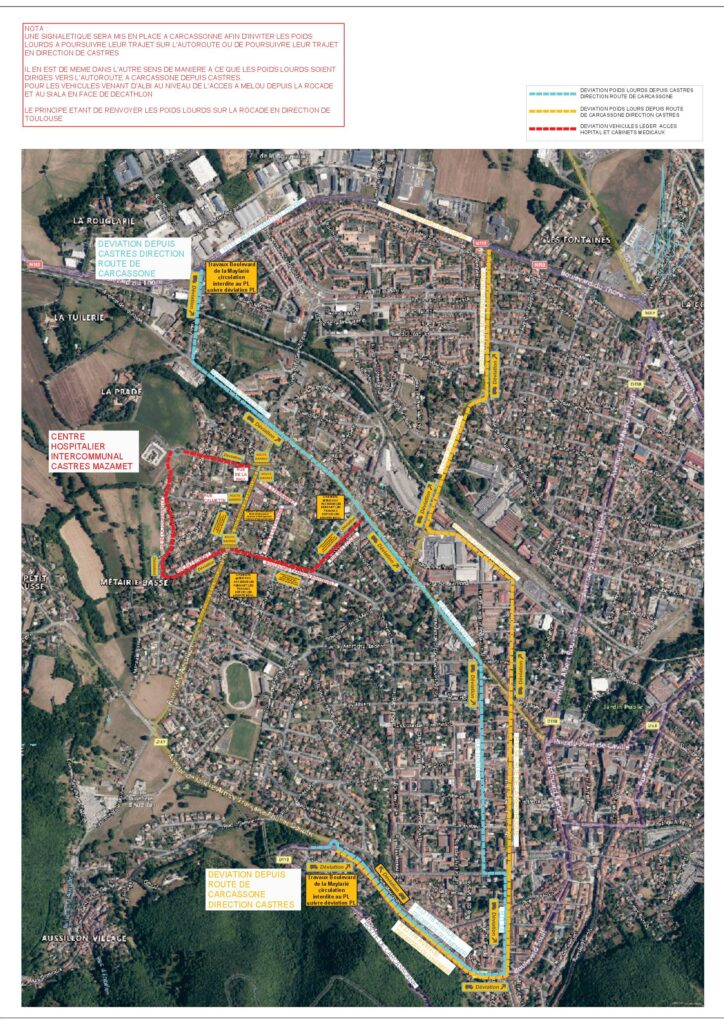 Travaux sur le boulevard de la Maylarié : modifications de circulation